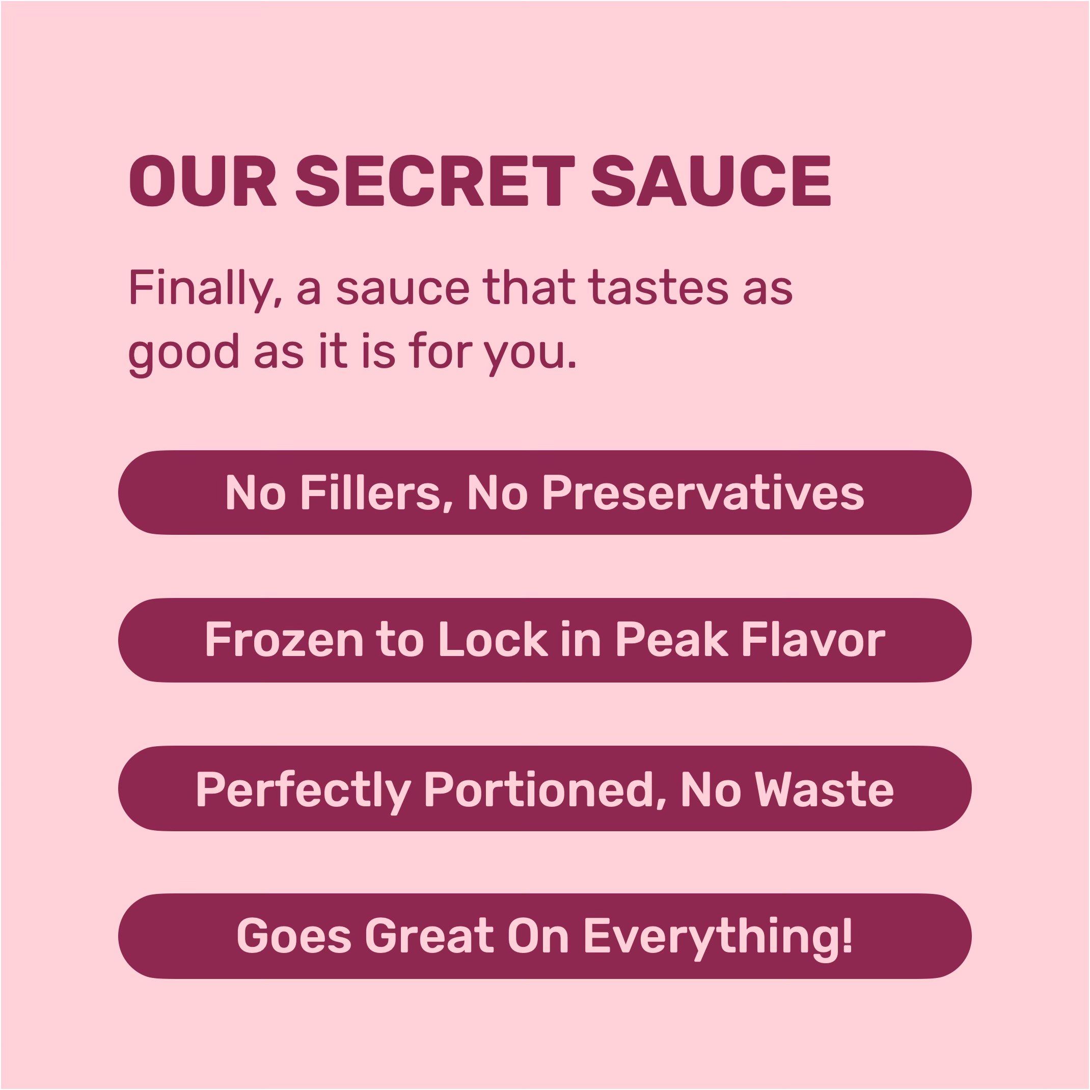 Superfood Sauce Cubes